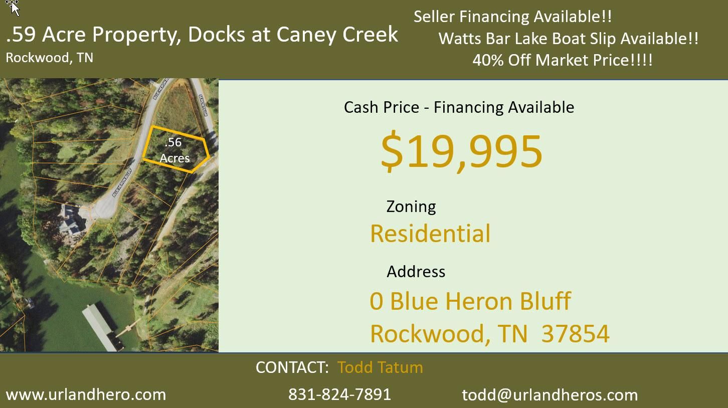 0.56 Acres, Rockwood, TN 37854 Land and Farm