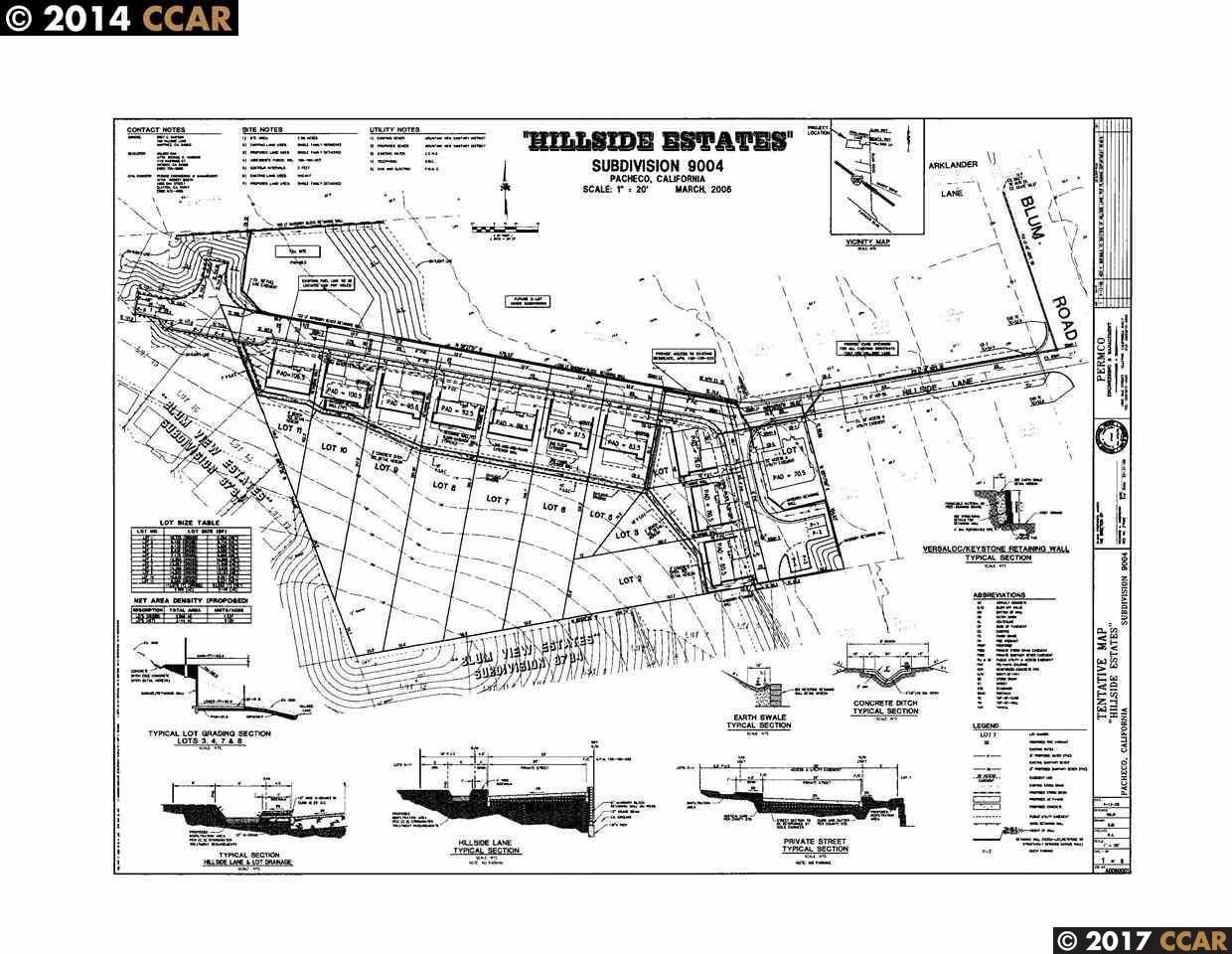 2.35 Acres, 150 HILLSIDE LN, Martinez, CA 945533620 Land and Farm