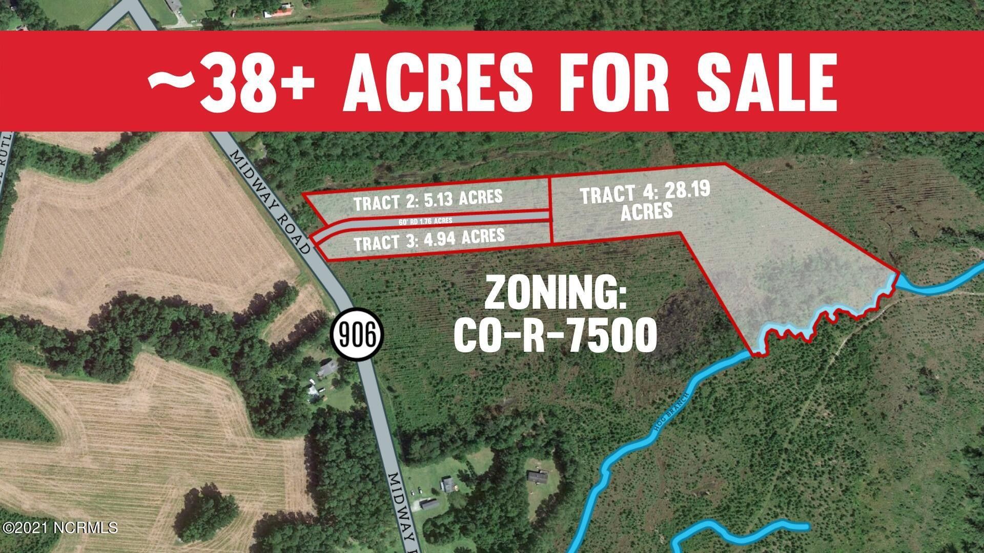 38 Acres, Tr 2,3,4 Midway Road, Bolivia, NC 28422 Land and Farm
