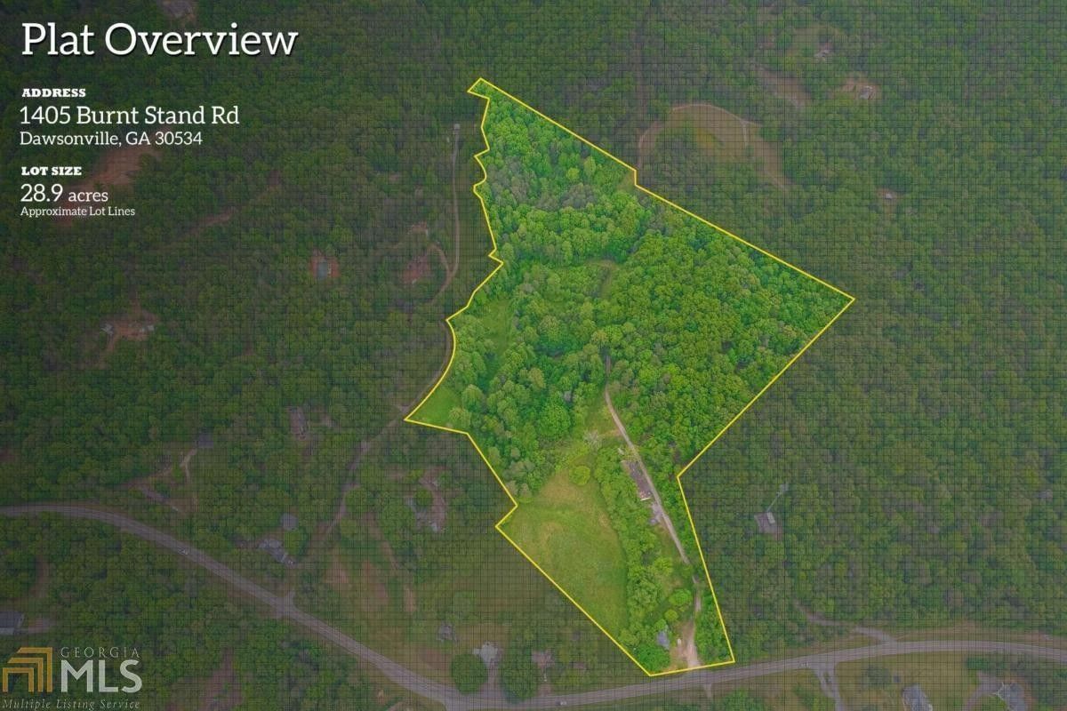 28.9 Acres, 1405 Burnt Stand Road, Dawsonville, GA 30534 Land and Farm