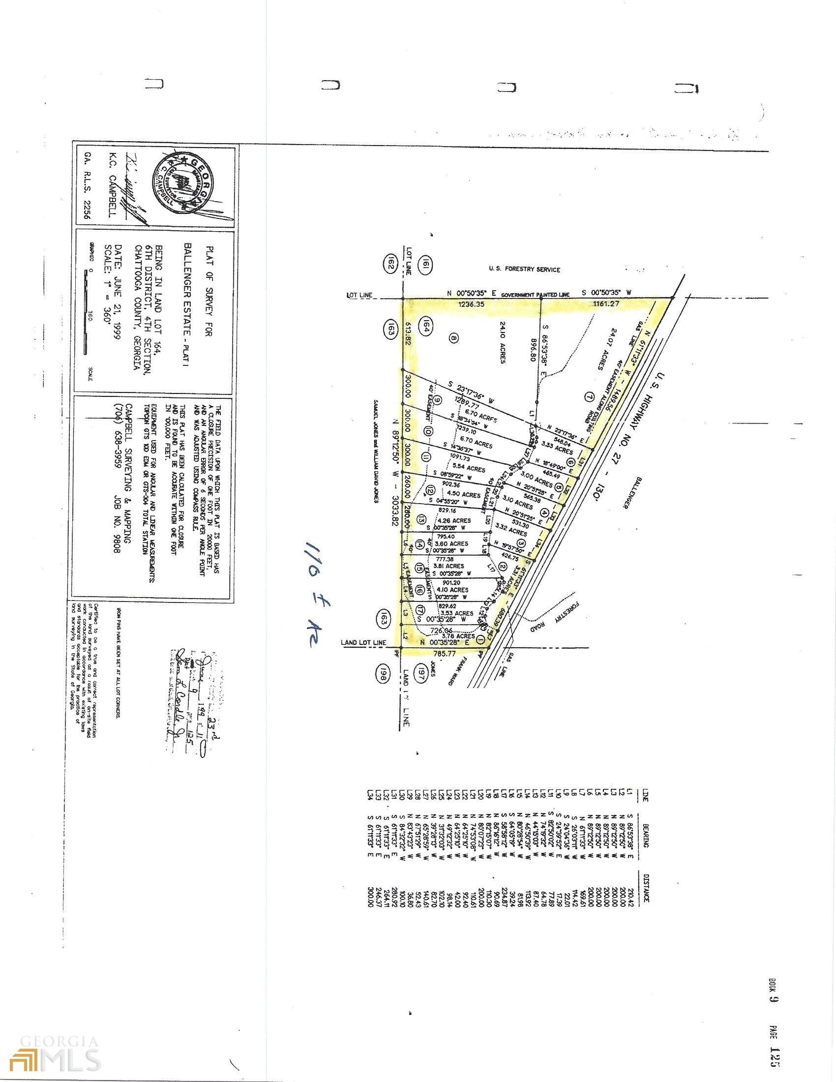 110.75 Acres, 0 Highway 27 South, Summerville, GA 30747 Land and Farm