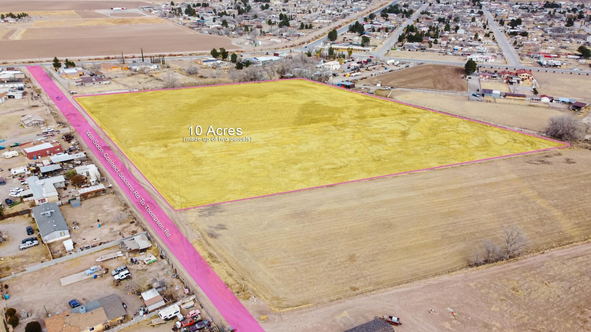 10 Acres, TBD Thompson Road, San Elizario, TX 79849 Land and Farm