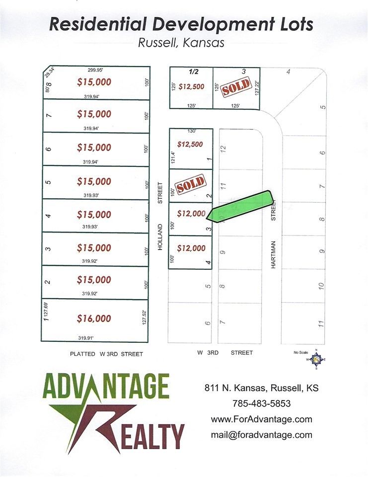325 Holland St, Russell, KS 67665 MLS 200843 Land and Farm