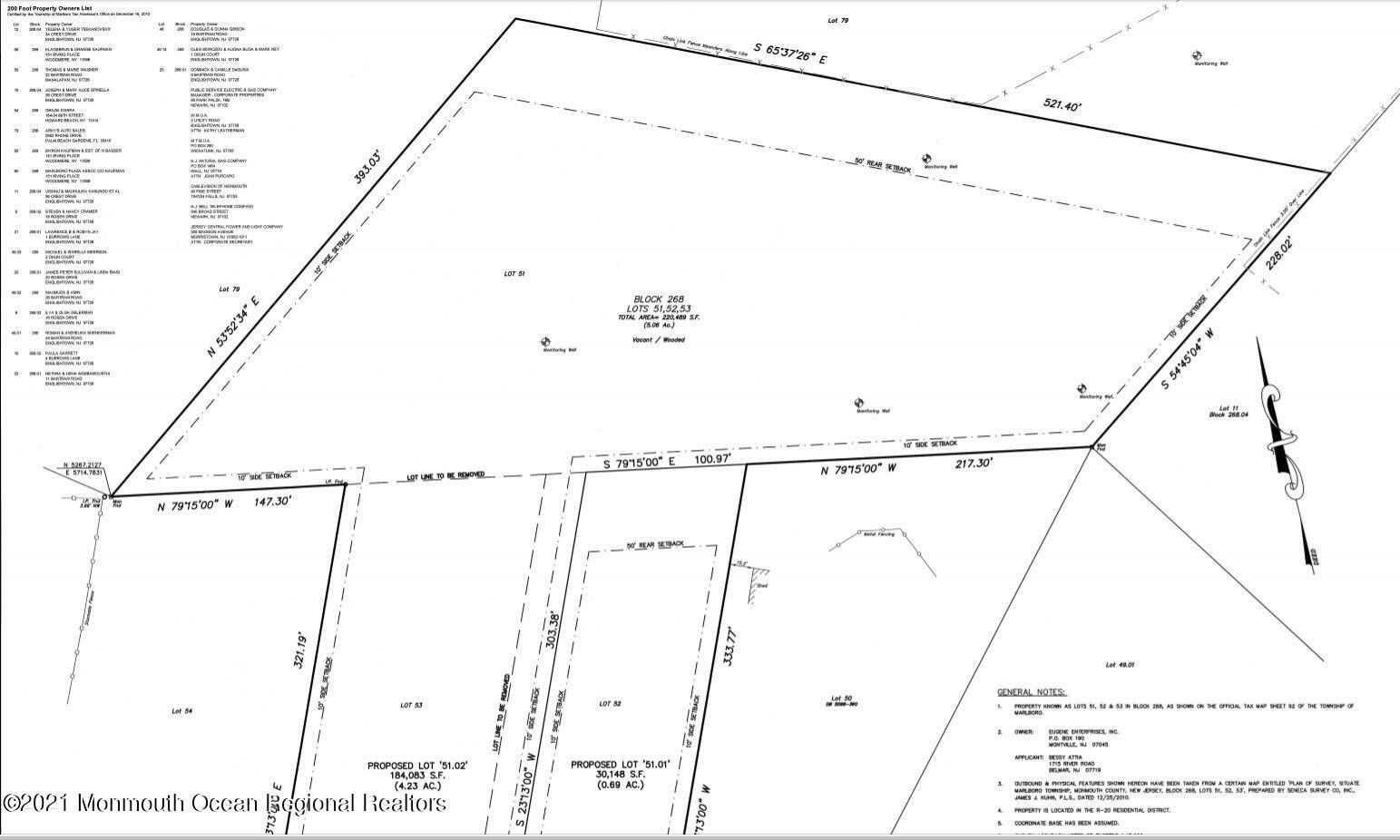 3.1 Acres, 00 Bartram Road, Englishtown, NJ 07726 Land and Farm