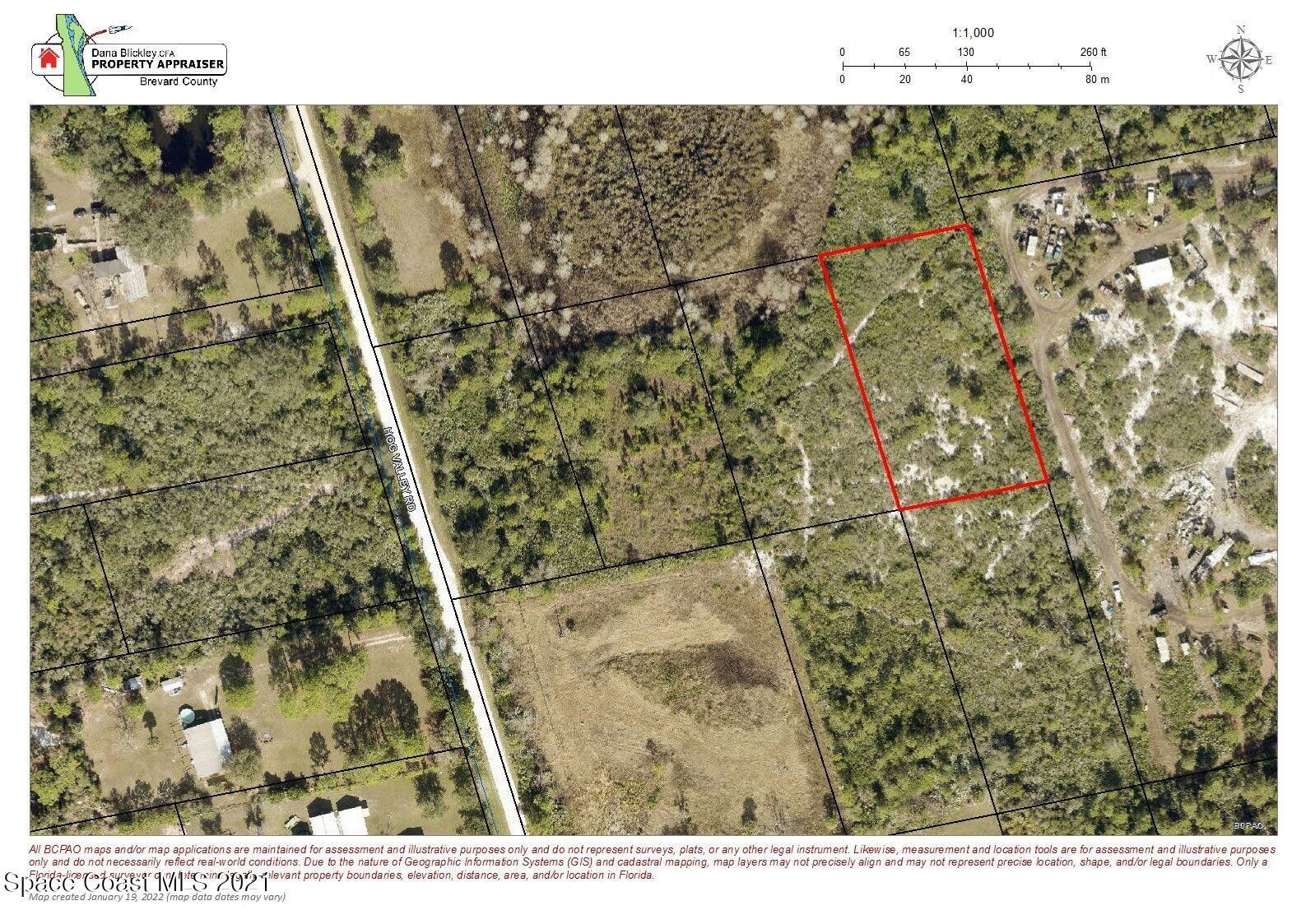 1.25 Acres, 0 Unknown Road, Mims, FL 32754 Land and Farm