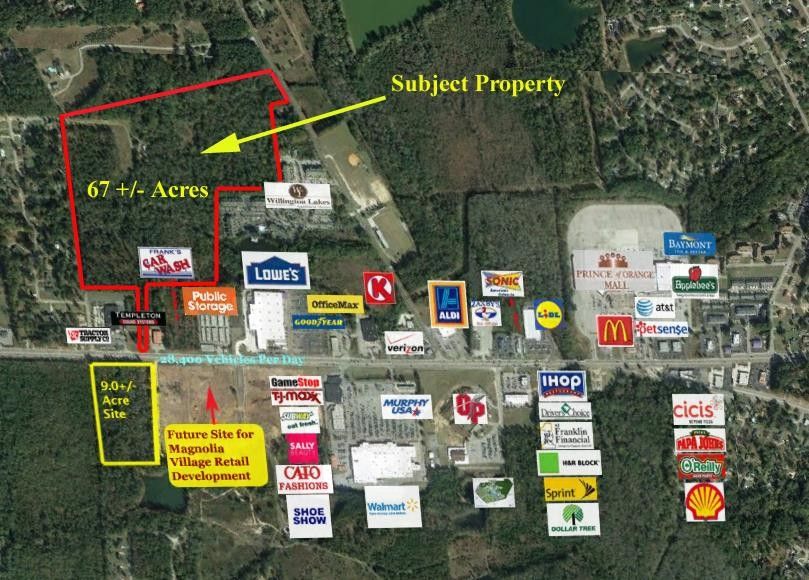 67.6 Acres, 00 Willington Road, Orangeburg, SC 29118 Land and Farm