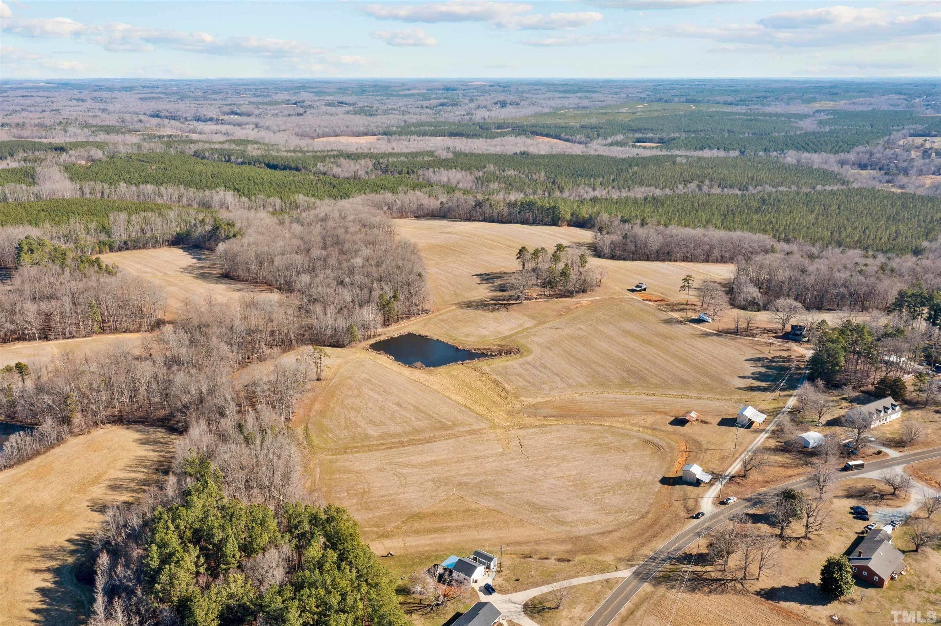 78.25 Acres, 377 Parham Road, Roxboro, NC 27574 Land and Farm