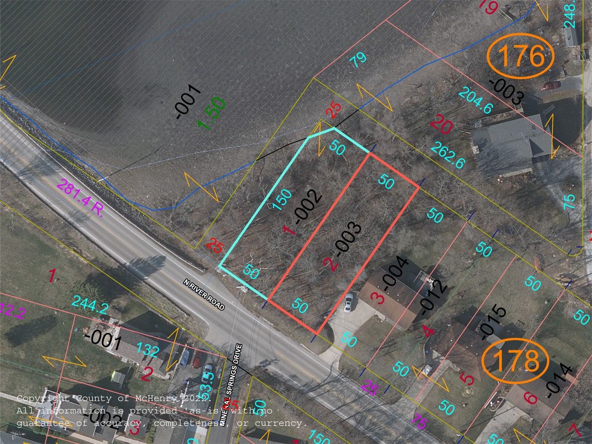 0.34 Acres, 0936178002/003 River Road N, Mchenry, IL 60050 Land and Farm