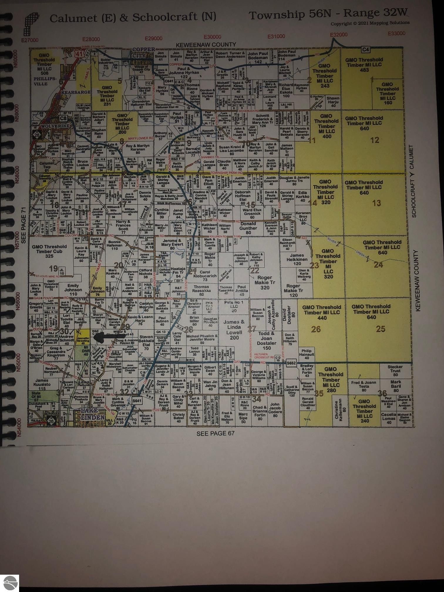 40 Acres, 40 Acres Trail Road, Lake Linden, MI 49945 Land and Farm