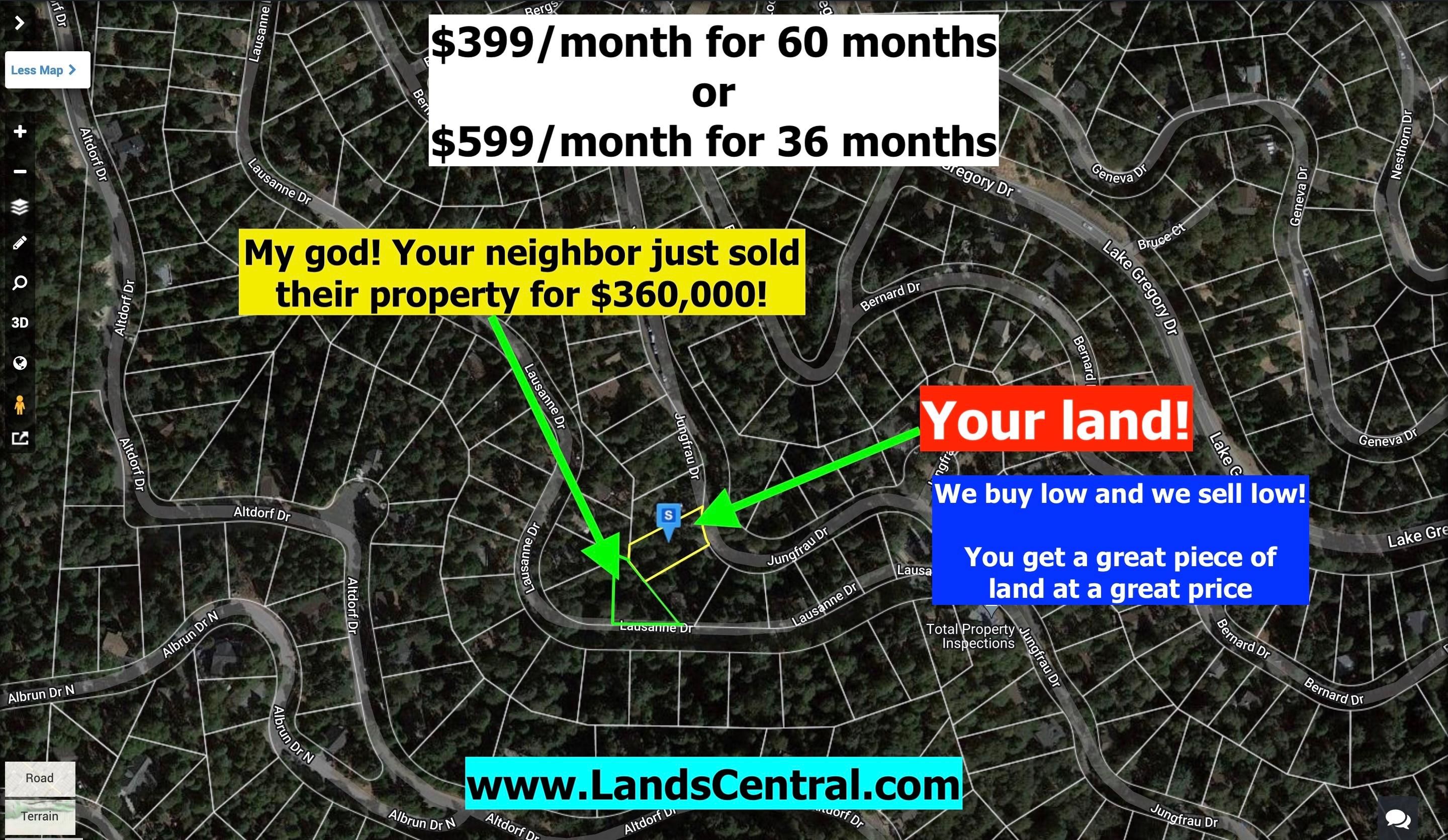 0.16 Acres, Lake Arrowhead, CA 92325 Land and Farm