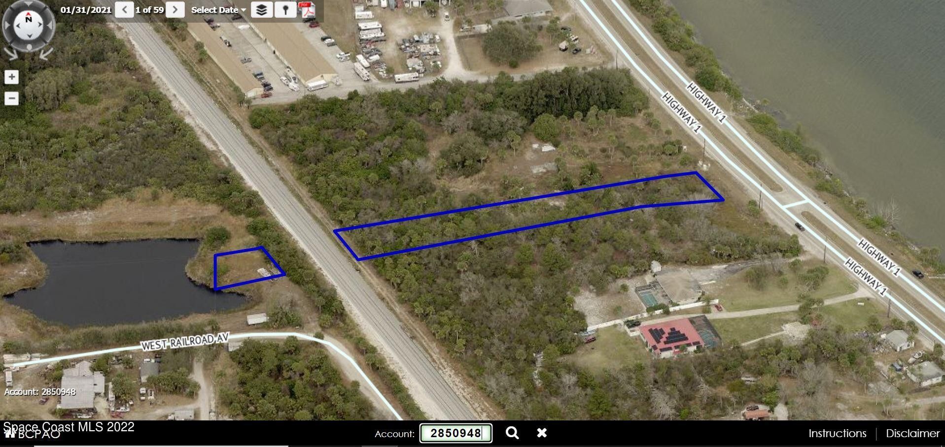 2.26 Acres, 1080 S Highway 1, Malabar, FL 32950 Land and Farm