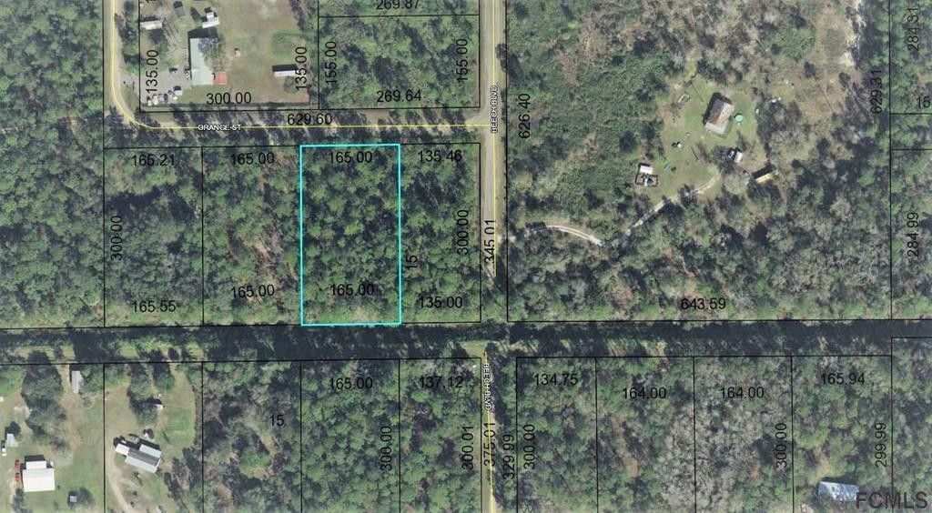 1.14 Acres, 2592 ORANGE ST, Bunnell, FL 32110 Land and Farm