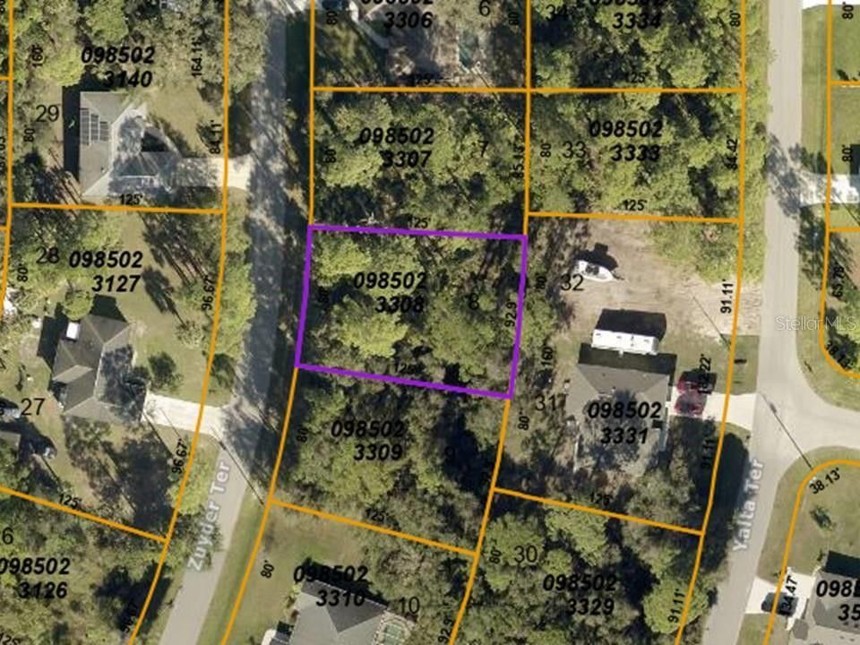 0.25 Acres, Lot 8 ZUYDER TERRACE, North Port, FL 34286 Land and Farm
