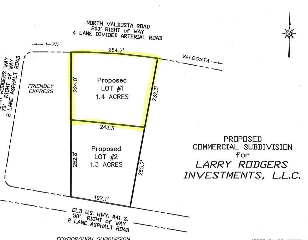 1.4 Acres, Lot 1 North Valdosta Road, Valdosta, GA 31602 Land and Farm