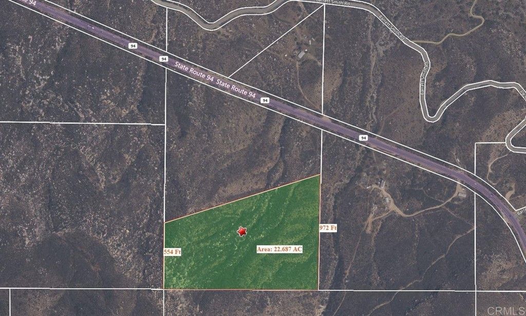 22.69 Acres, 0 HIGHWAY 94 13, Dulzura, CA 91917 Land and Farm