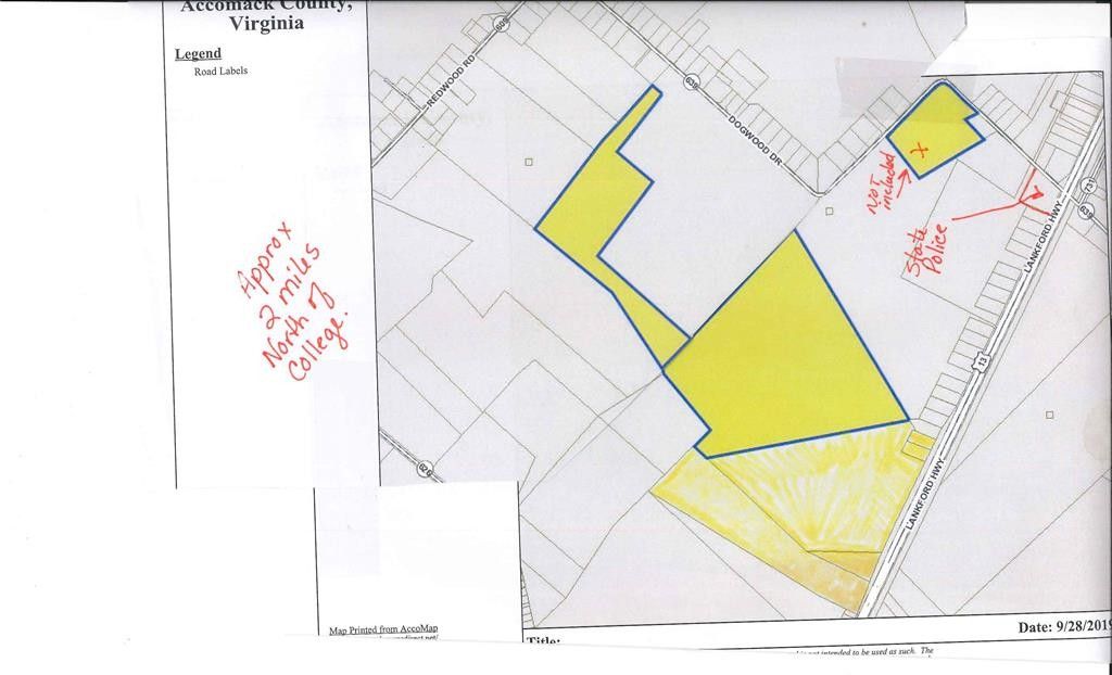 00 LANKFORD HWY, Melfa, VA 23410 MLS 56512 Land and Farm