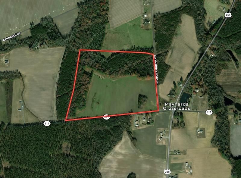 71.6 Acres, Off Joyners Bridge Road, Carrsville, VA 23315 Land and Farm