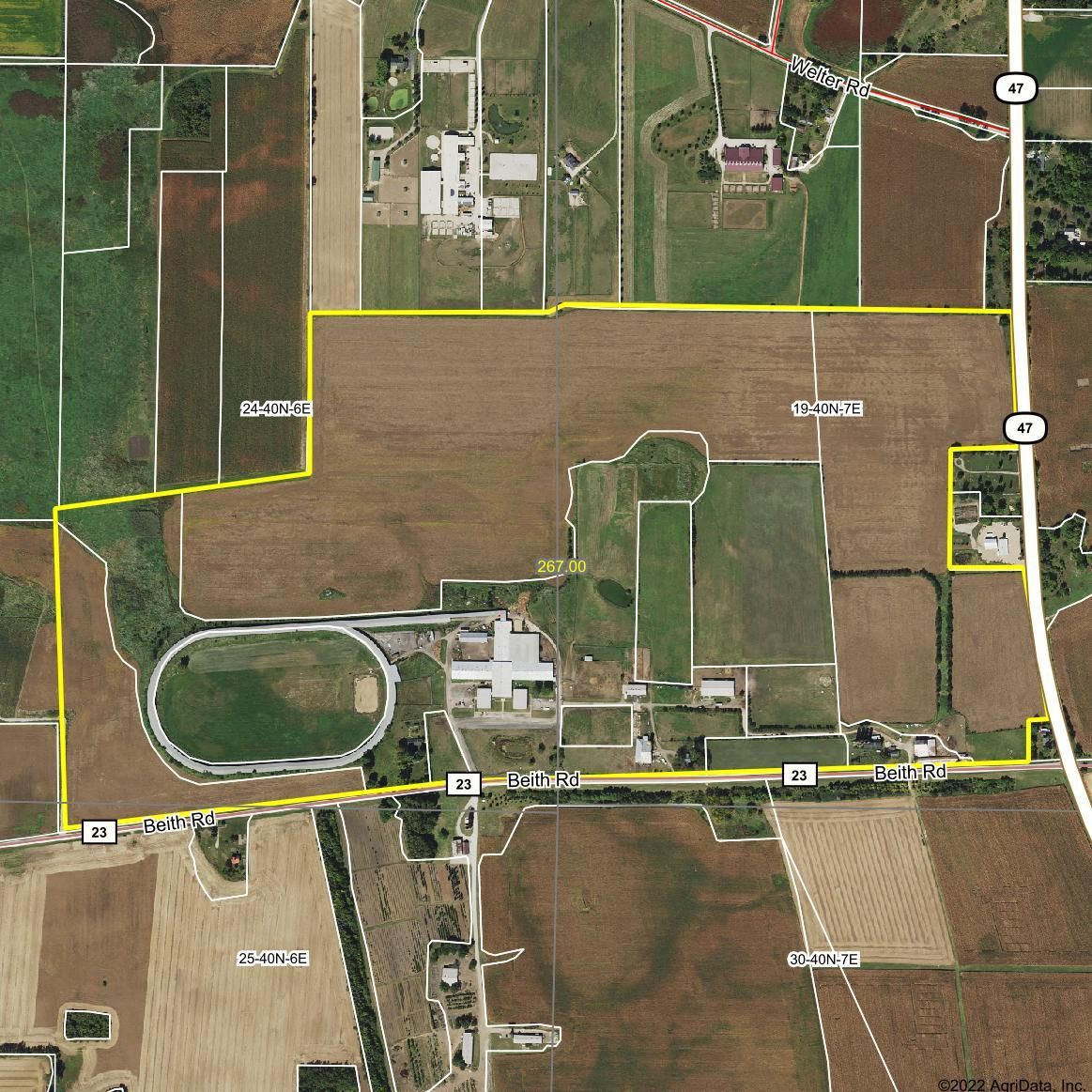 264.58 Acres, Beith Rd, Maple Park, IL 60151 Land and Farm