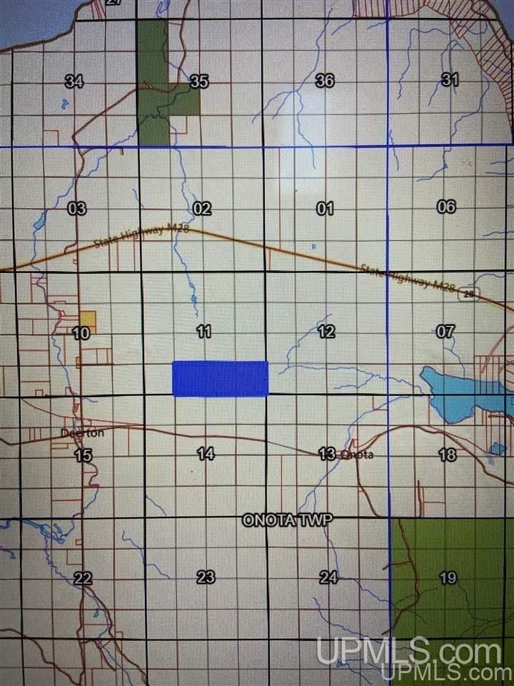 120 Acres, TBD Deerton Onota Road, Deerton, MI 49822 Land and Farm