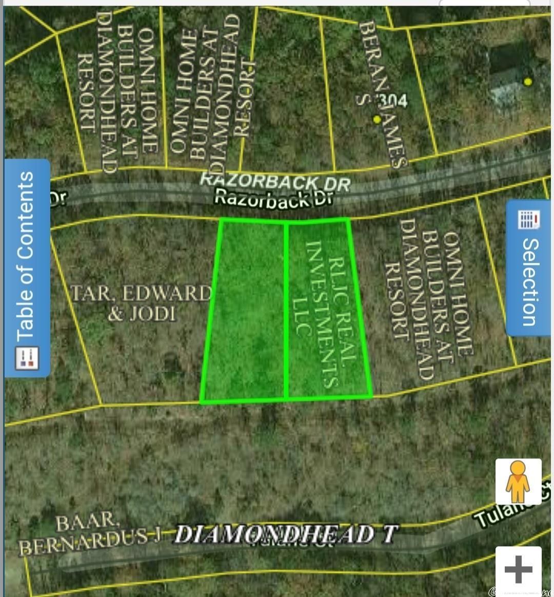 0.67 Acres, lots 3108/3109 Razorback Drive, Hot Springs, AR 71913