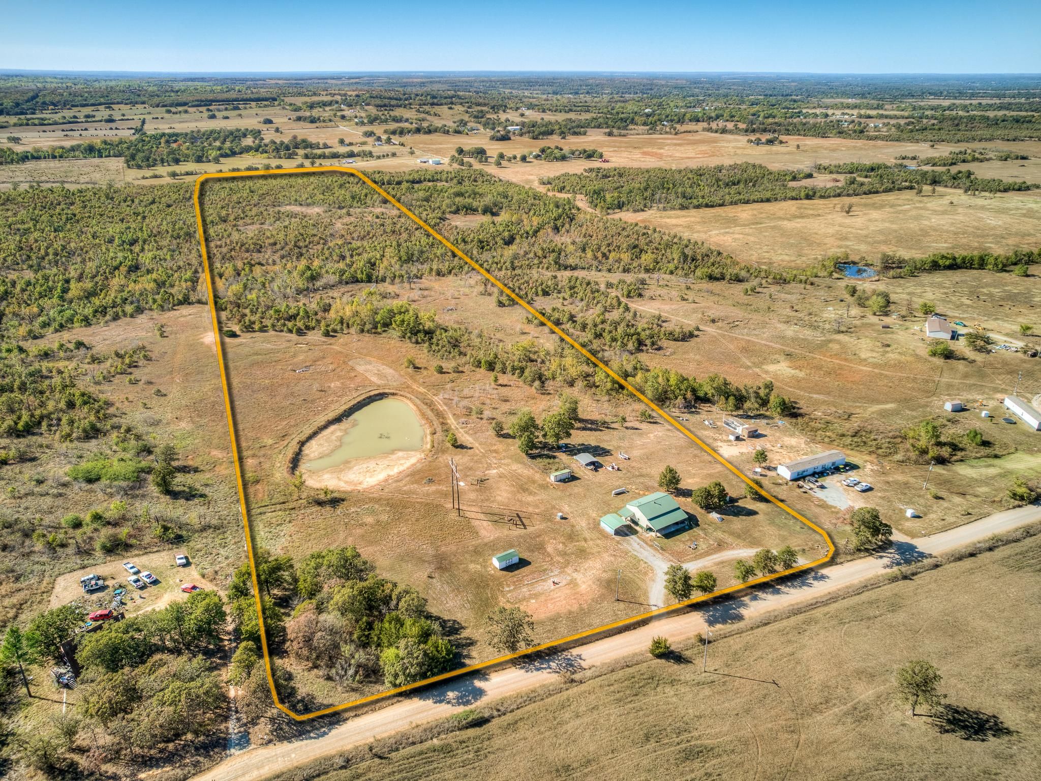 30 Acres, 10242 S 417th W Ave, Mannford, OK 74044 Land and Farm