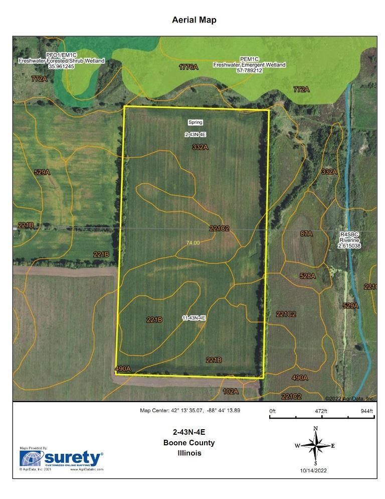 00 Garden Prairie RD, Belvidere, IL 61008 MLS 11965525 Land and Farm