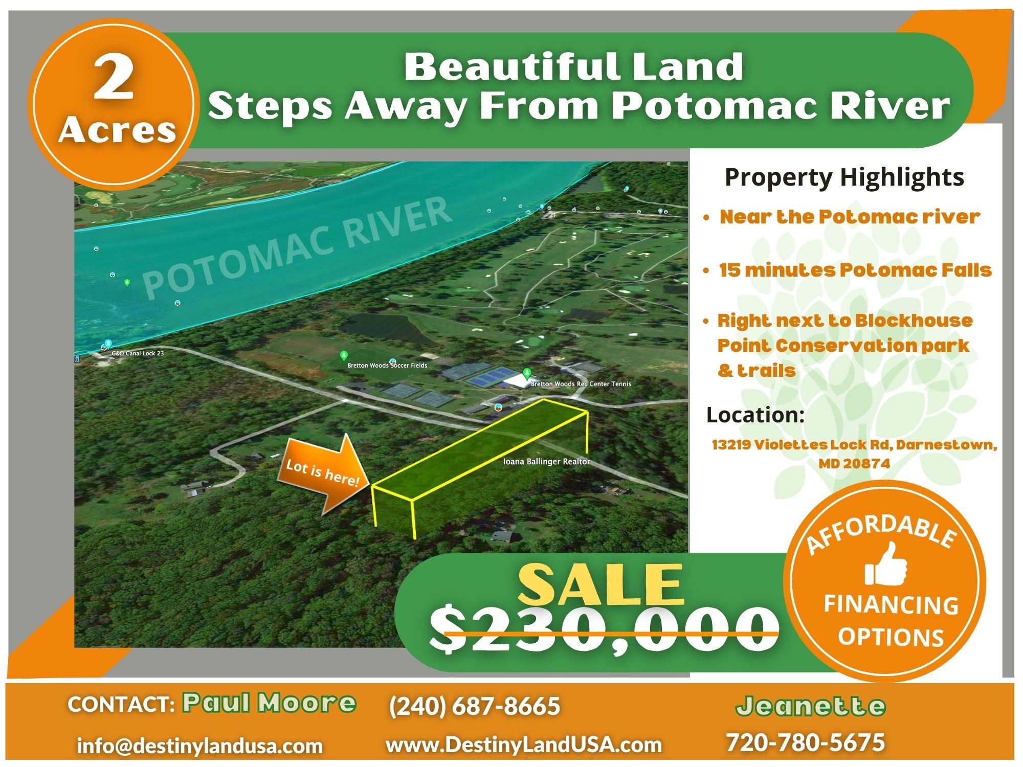 2 Acres, 13219 Violettes Lock Rd, Darnestown, MD 20874 Land and Farm