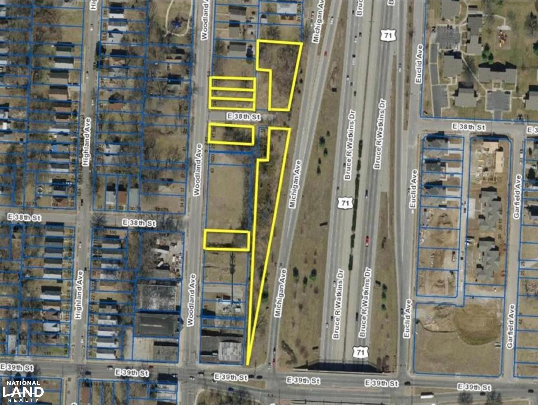 1.53 Acres, 3737, 3739, 3741, 3801, 382325 Woodland Avenue; 1819 E