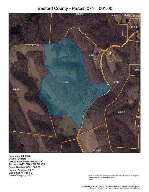 425 Lazy Branch Rd, Wartrace, TN 37183 Land and Farm