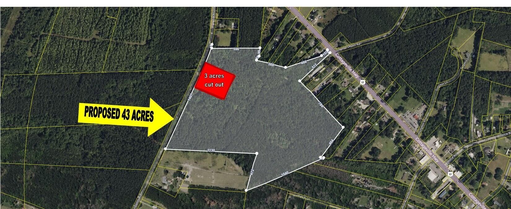 43 Acres, 0 Jacksonboro Road, Cottageville, SC 29435 Land and Farm