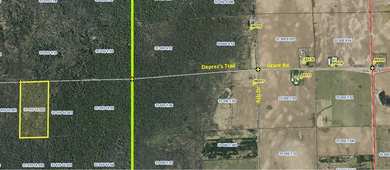 20 Acres, GRANT Road, Algoma, WI 54201 Land and Farm