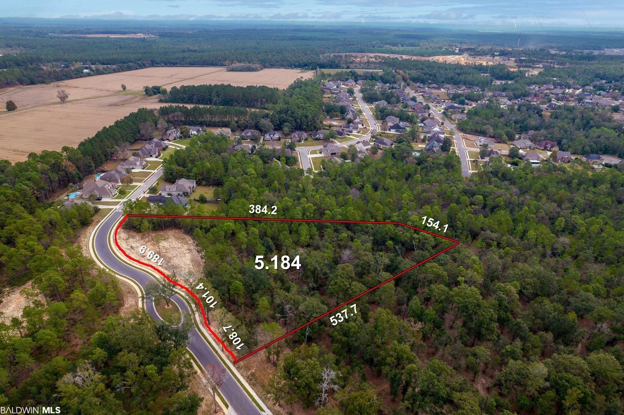 3.6 Acres, Wildflower Trail, Spanish Fort, AL 36527 Land and Farm