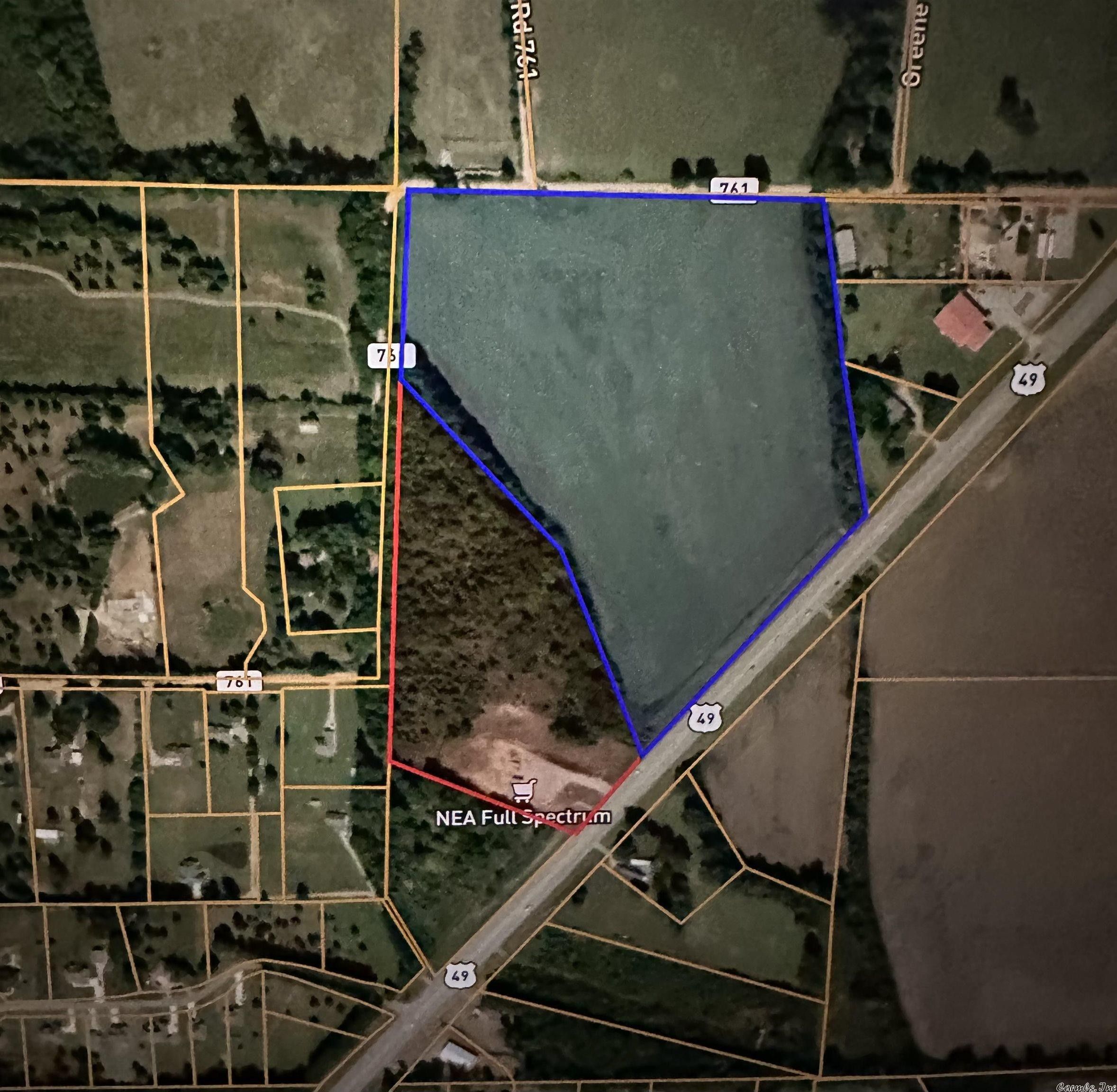 30 Acres, 30 ACRES HWY 49N & 761 ROAD, Brookland, AR 72417 Land and Farm