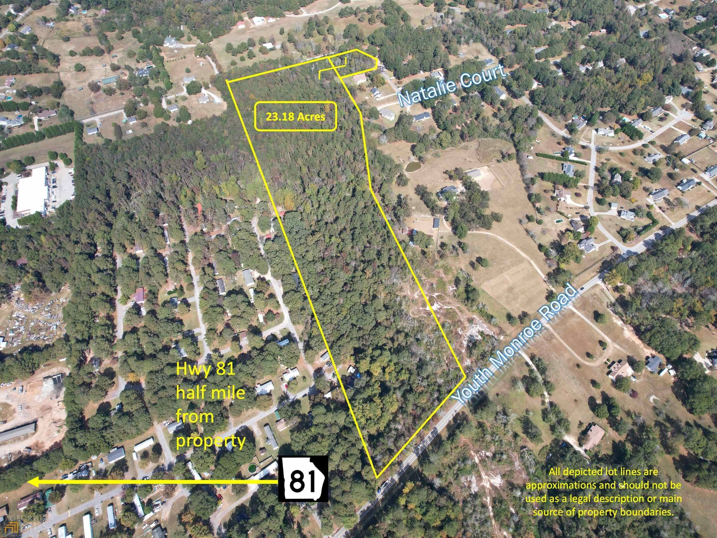 23.18 Acres, 0 Youth Monroe Road, Loganville, GA 30052 Land and Farm
