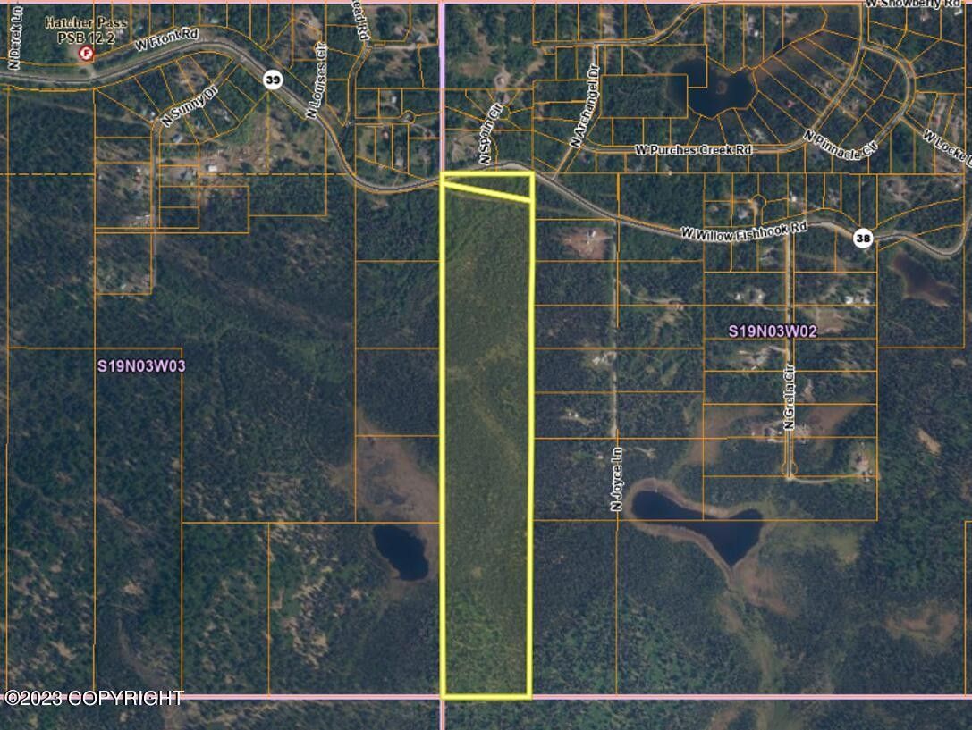 59.91 Acres, 13516 Willow Fishhook Road, Willow, AK 99688 Land and Farm