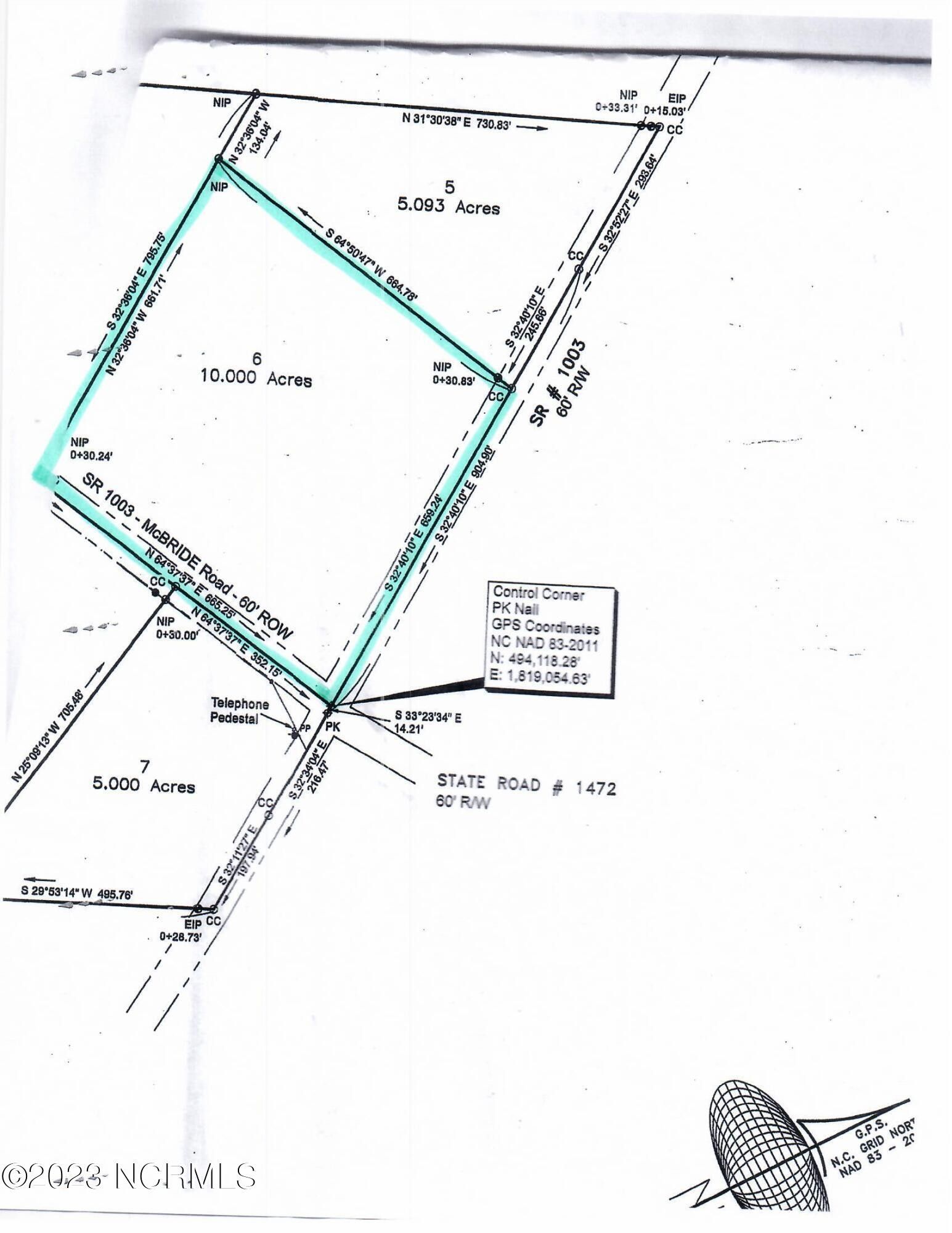 10 Acres, 185 Mcbride Road, Jackson Springs, NC 27281 Land and Farm