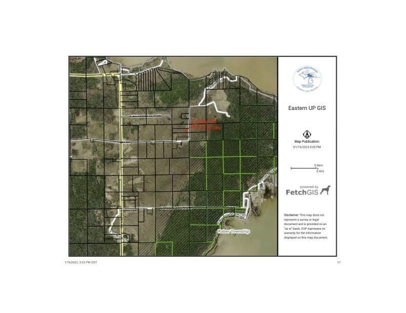 10 Acres, E Clay RD, Goetzville, MI 49736 Land and Farm