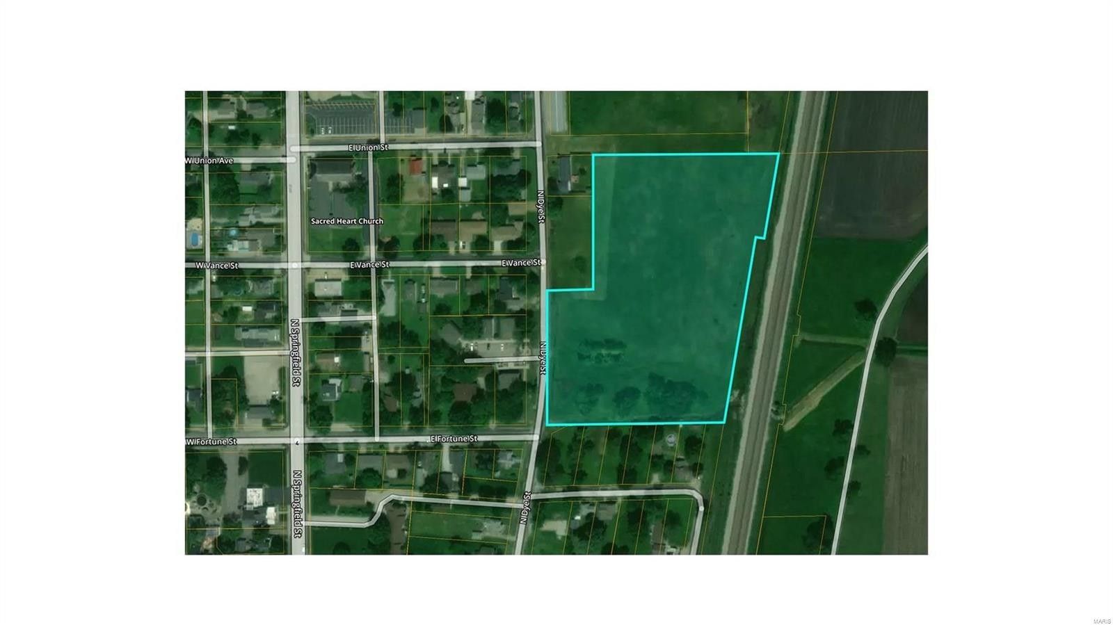 7 Acres, 630 North Dye St, Virden, IL 62690 Land and Farm