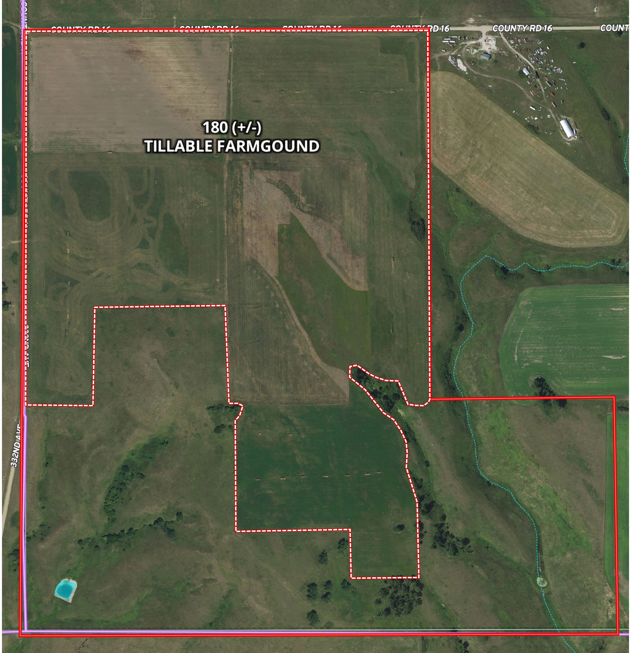 320 acres in Carlock, SD, 57533 Land and Farm