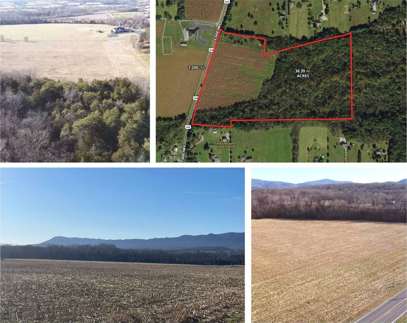 38.4 Acres, 0 Eastside Highway, Elkton, VA 22827 Land and Farm