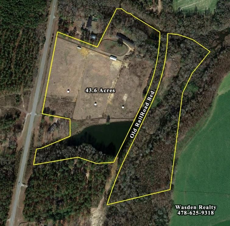 43.6 Acres, U.S. Hwy. 1 South, Wadley, GA 30434 Land and Farm
