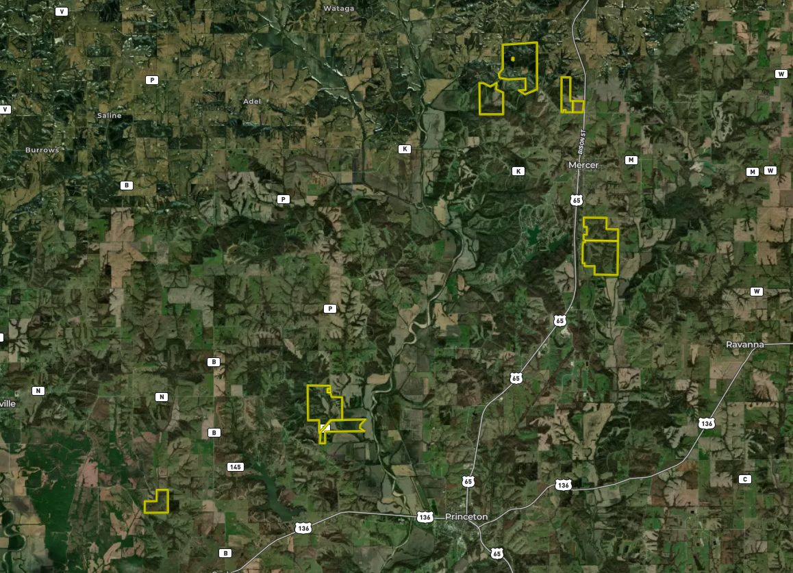 1,860 Acres, Comb Avenue, Mercer, MO 64661 Land and Farm