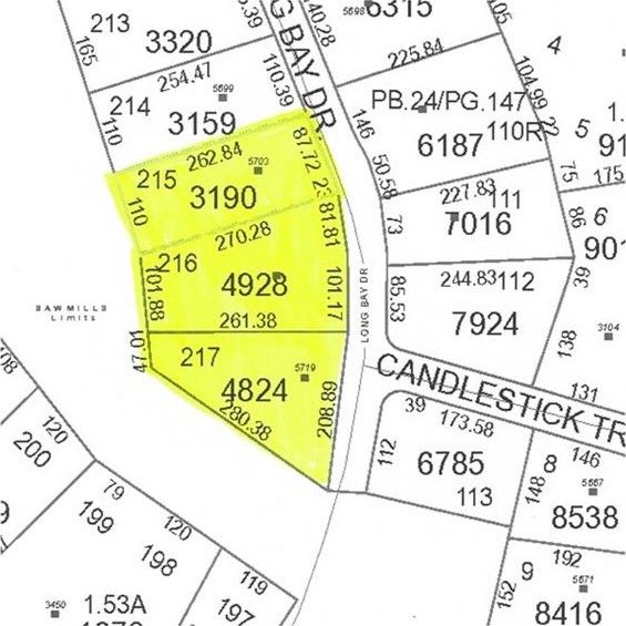 2.3 Acres, 5719,5713,5703 Long Bay Drive, Granite Falls, NC 28630