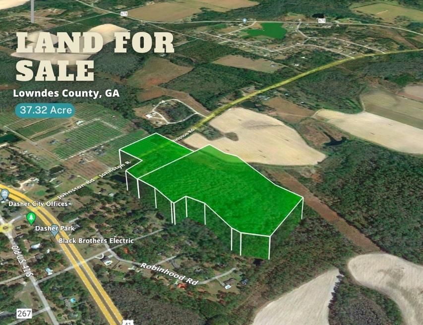 37.32 Acres, 3813 Sherwood Dr, Valdosta, GA 31606 Land and Farm
