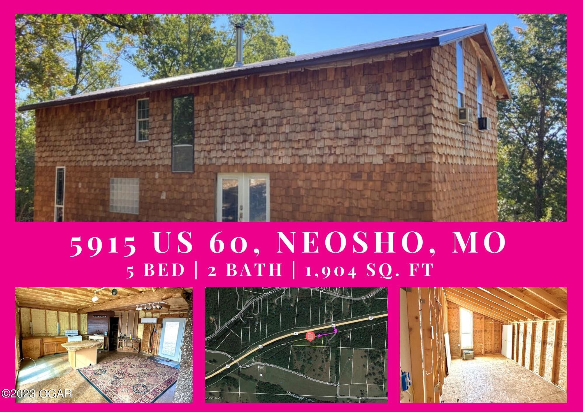 3.58 Acres, 5915 US 60, Neosho, MO 64850 Land and Farm