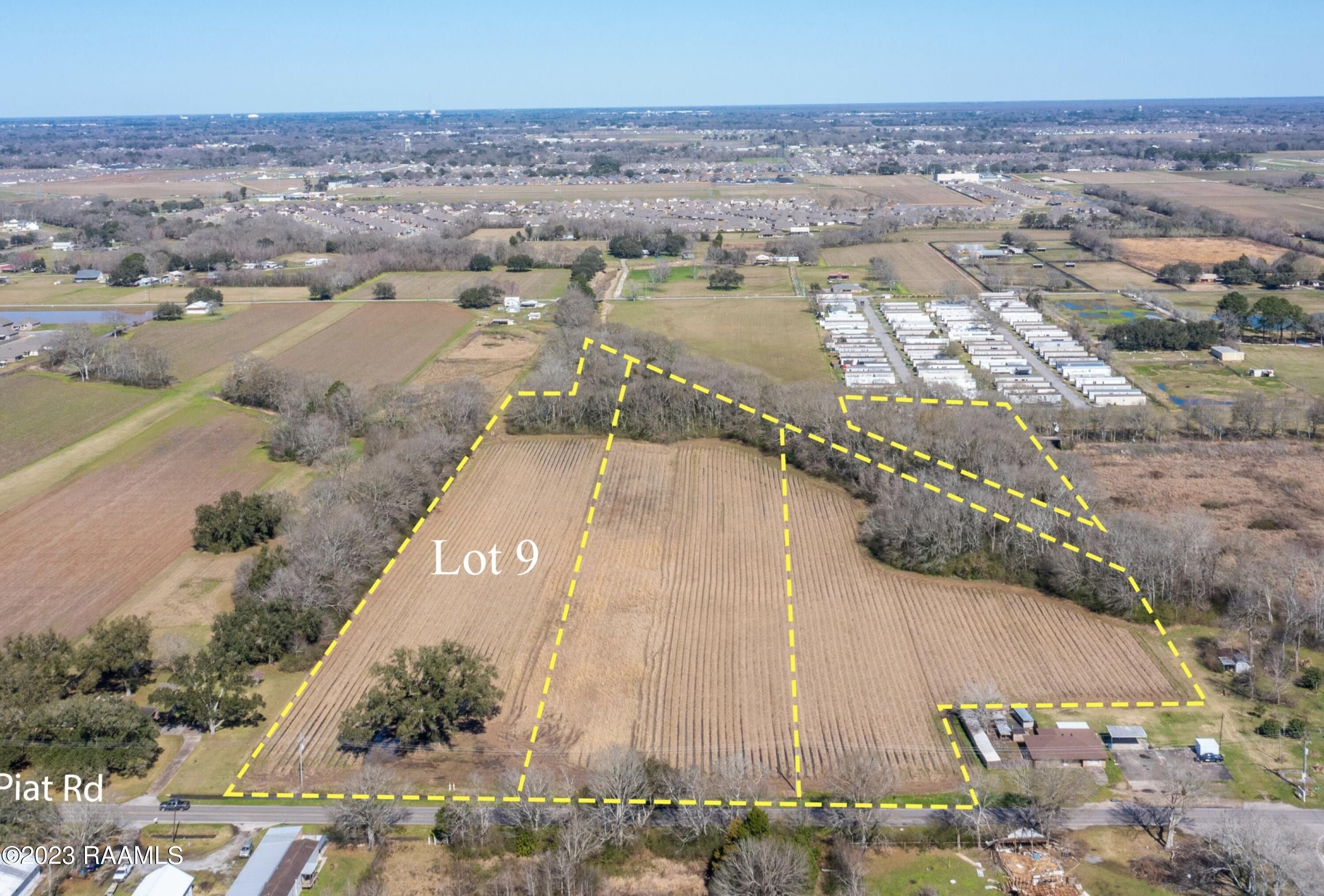 6.16 Acres, 800 Blk Piat Lot 9 Road, Youngsville, LA 70592 Land and Farm