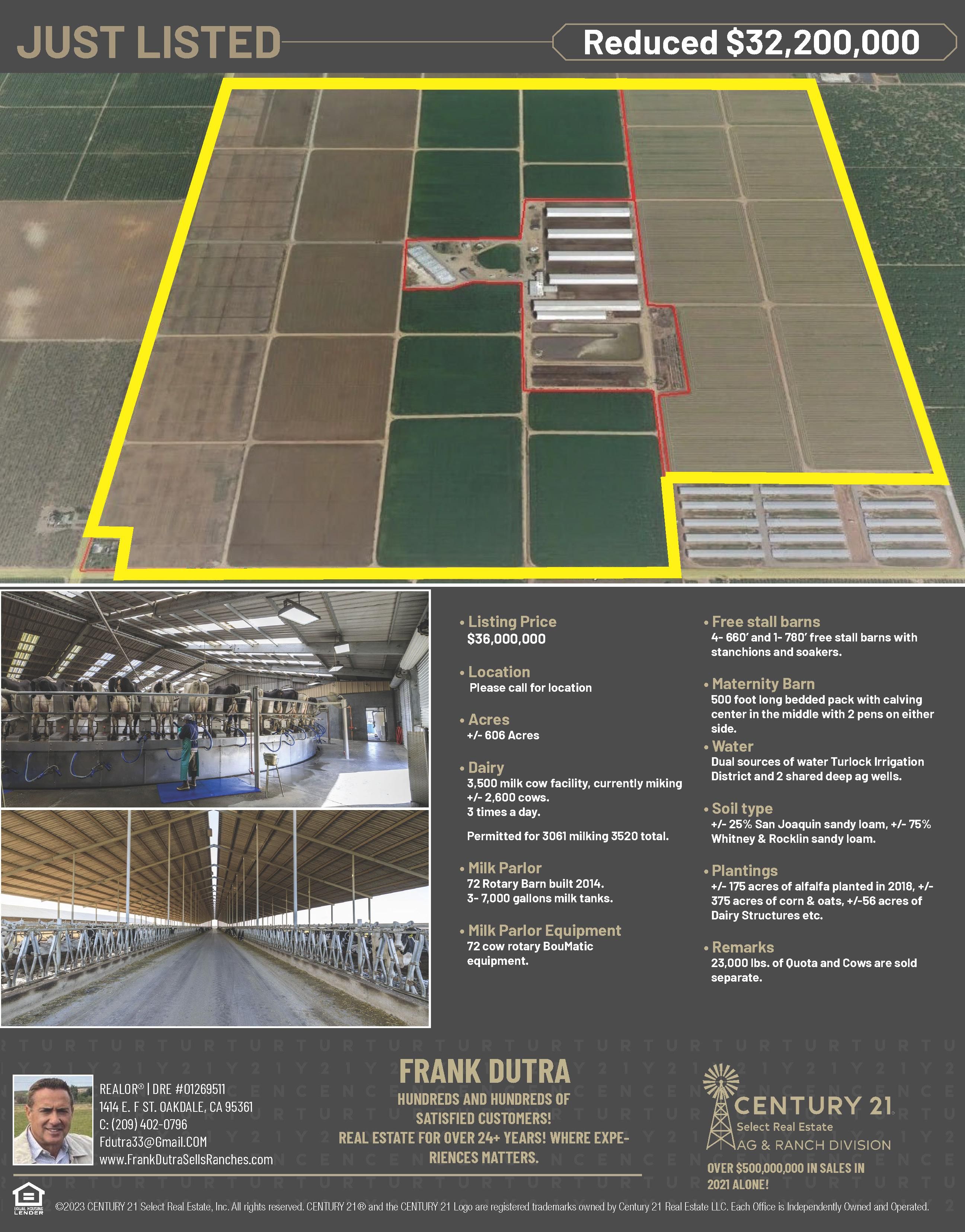 606 Acres, 5372 South Hickman Road, Denair, CA 95316 Land and Farm