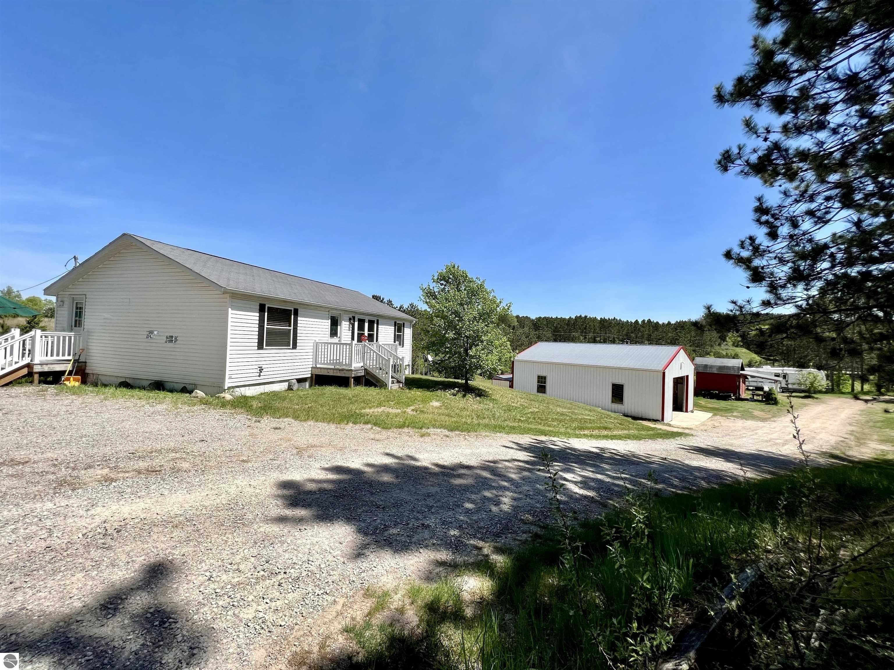 13.56 Acres, 10625 County Road 633, Buckley, MI 49620 Land and Farm