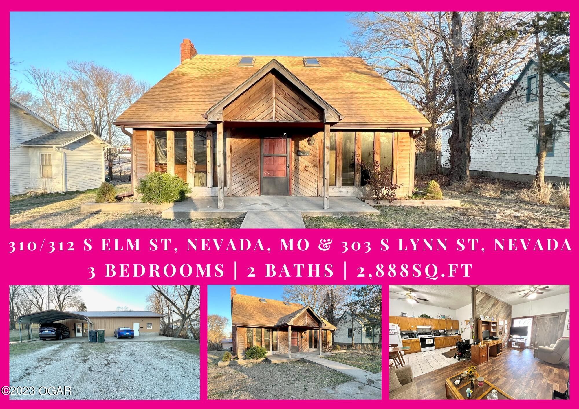 0.5 Acres, 310 & 312 S Elm Street, Nevada, MO 64772 Land and Farm