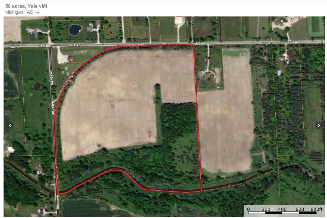 Yale Road, Yale, MI 48097 Land and Farm